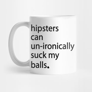 Hipster Balls (Black) Mug